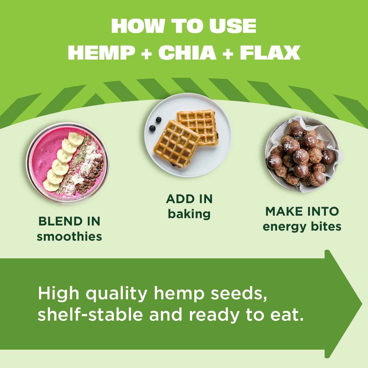 Manitoba Harvest Hemp Chia Flax Blend – Quick Protein Boost for Busy Workday Smoothies and Office Lunch Prep