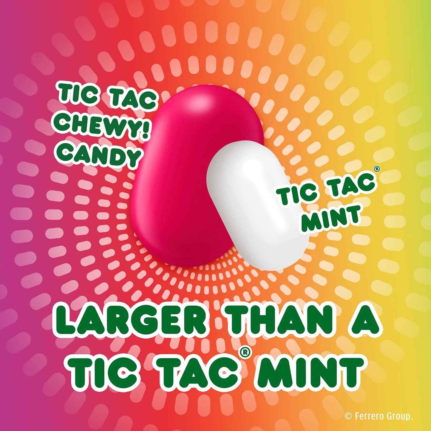 Tic Tac Chewy! Fruit Adventure Candy – Stocking Stuffer and Party Favor Pack for Kids and Teens, 7 oz