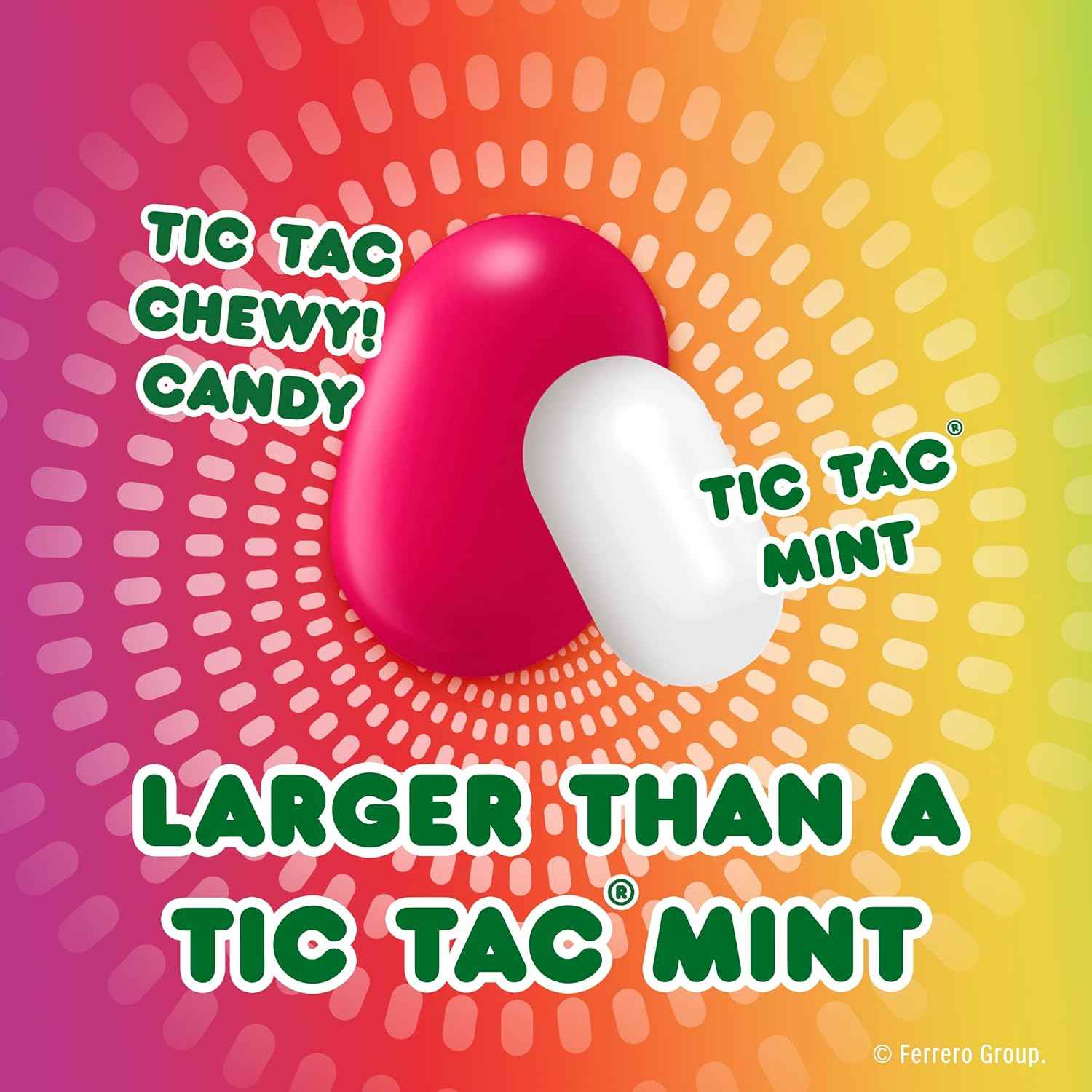Tic Tac Chewy! Fruit Adventure Candy – Stocking Stuffer and Party Favor Pack for Kids and Teens, 7 oz