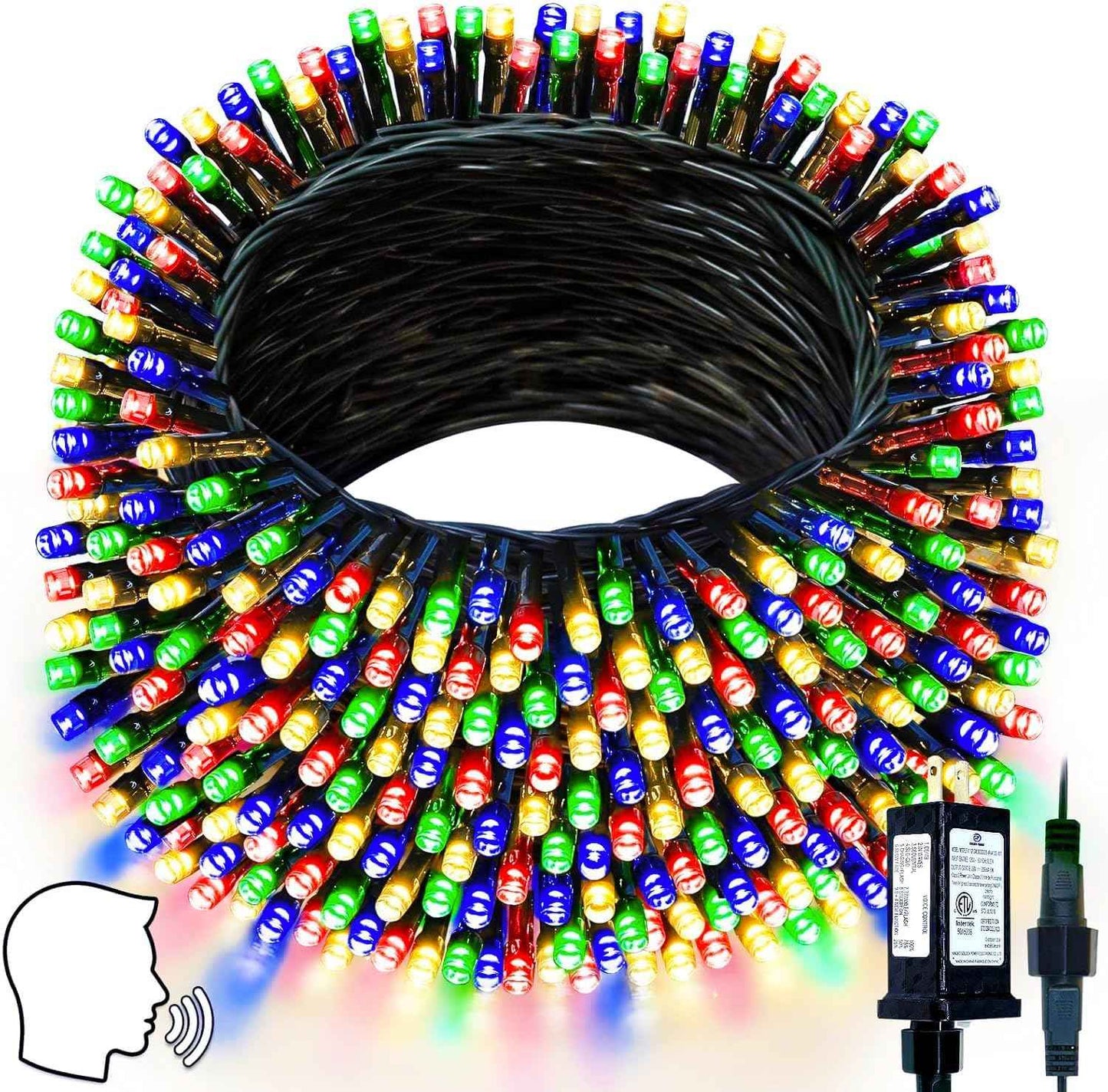 Cici Voice Controlled Christmas Lights – Thoughtful Housewarming Gift for Tech Lovers, No App Required