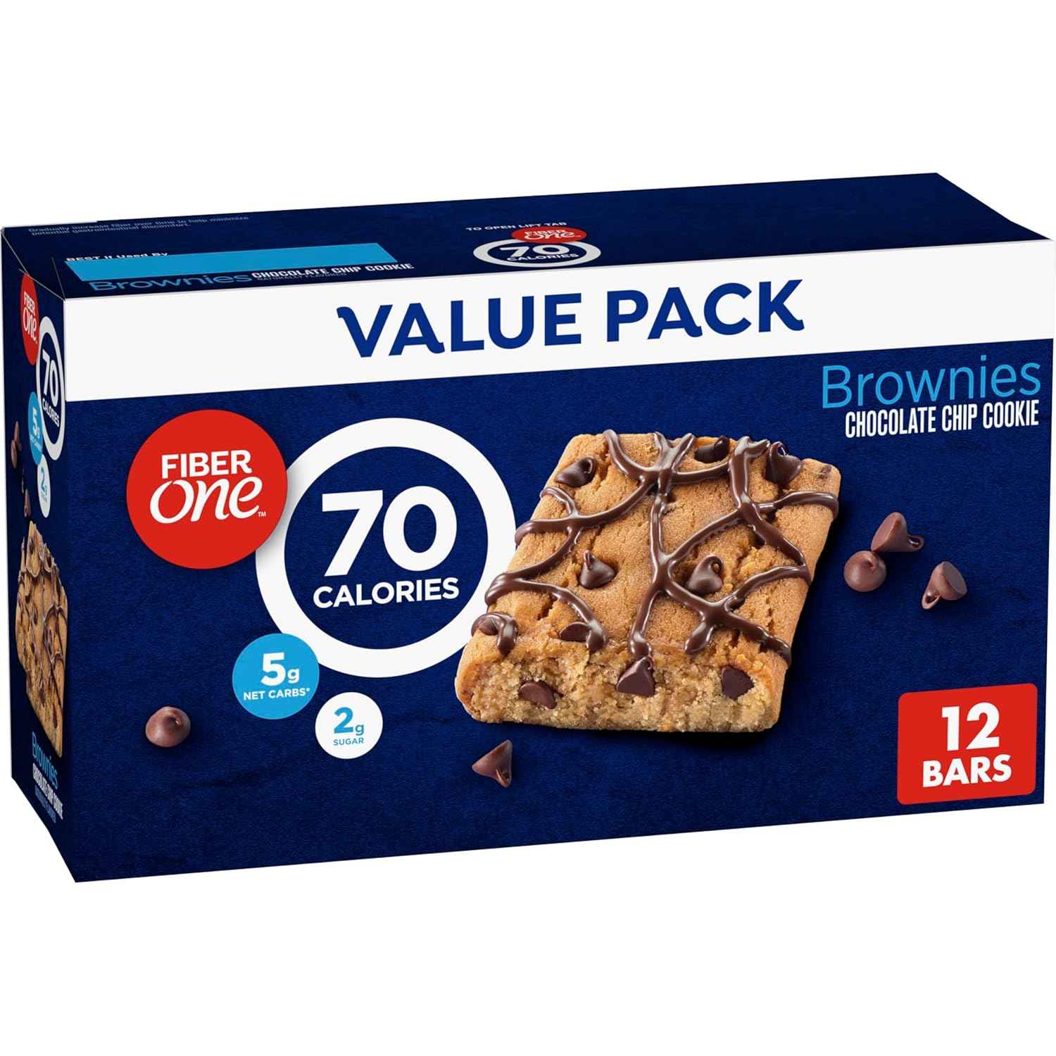 Fiber One 70 Calorie Brownies – Clean-Label Treat for Intentional Eating, 2g Sugar Bars