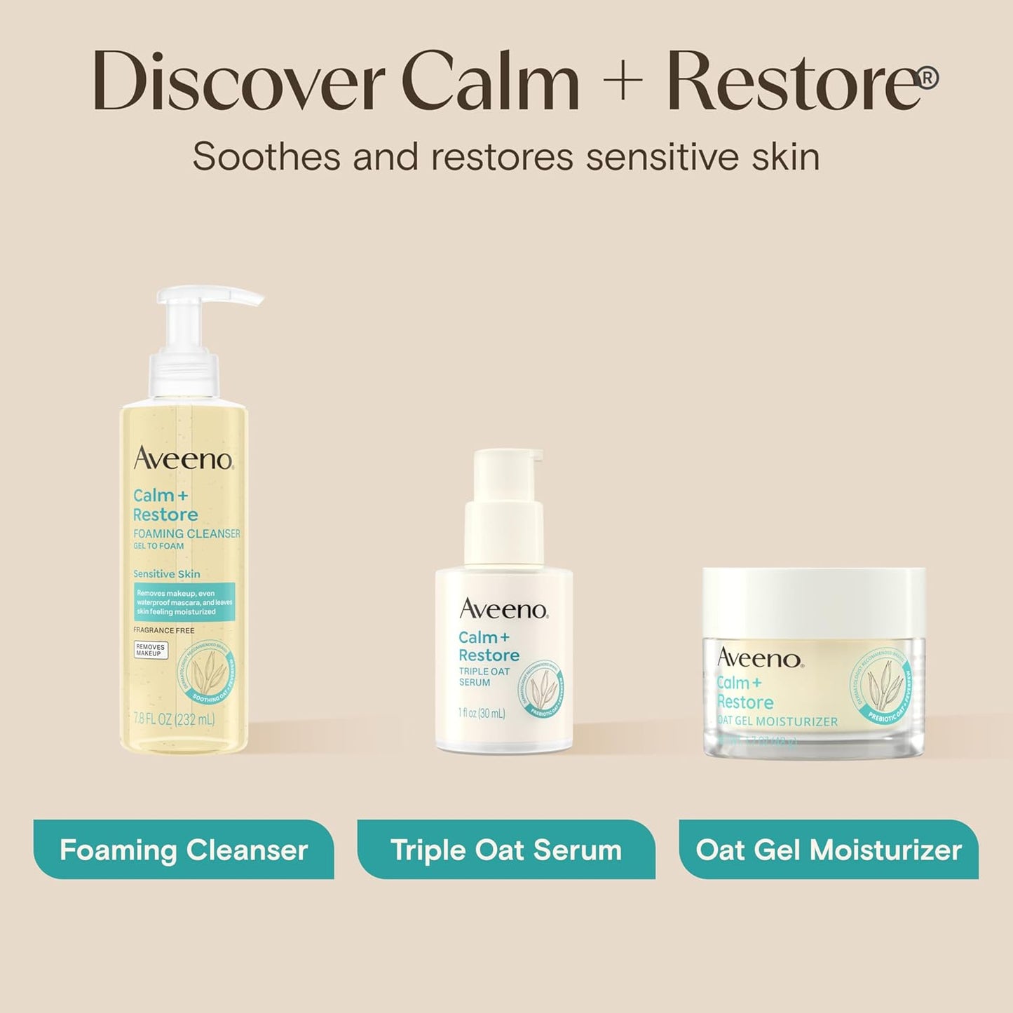 Aveeno_Calm_+_Restore_Oat_Gel_Facial_Moisturizer_for_Sensitive_Skin,_Fast-Absorbing,_Soothing_Lightweight_Gel_Cream_with_Prebiotic_Oat_&_Feverfew,_Fragrance-Free_&_Hypoallergenic,_1.7_oz
