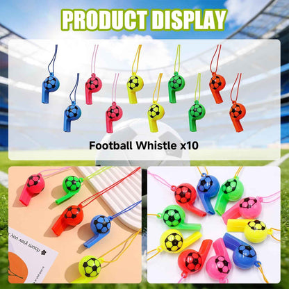60PCS Soccer Party Favors, Soccer Goodie Bag Stuffers with 10 x 6.5 Inch Bags Keychain Medal Tattoo Sticker Slap Bracelets Whistles, for Kids Soccer Birthday Party Decorations Supplies Souvenirs
