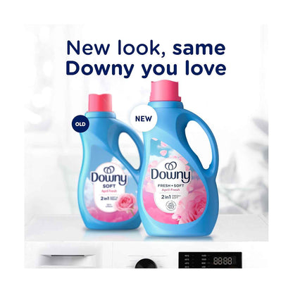 Downy Soft, 2 in 1 Soft and Fresh Liquid Fabric Softener, April Fresh, Fabric Conditioner Liquid provides softness and freshness for fabrics