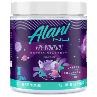 Alani Nu Pre Workout Powder | Amino Energy Boost | Endurance Supplement | Sugar Free | 200mg Caffeine | L-Theanine, Beta-Alanine, Citrulline | 30 Servings