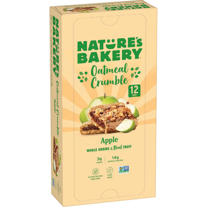 Nature’s Bakery Oatmeal Crumble Bars, Real Fruit, Vegan, Non-GMO, Breakfast bar
