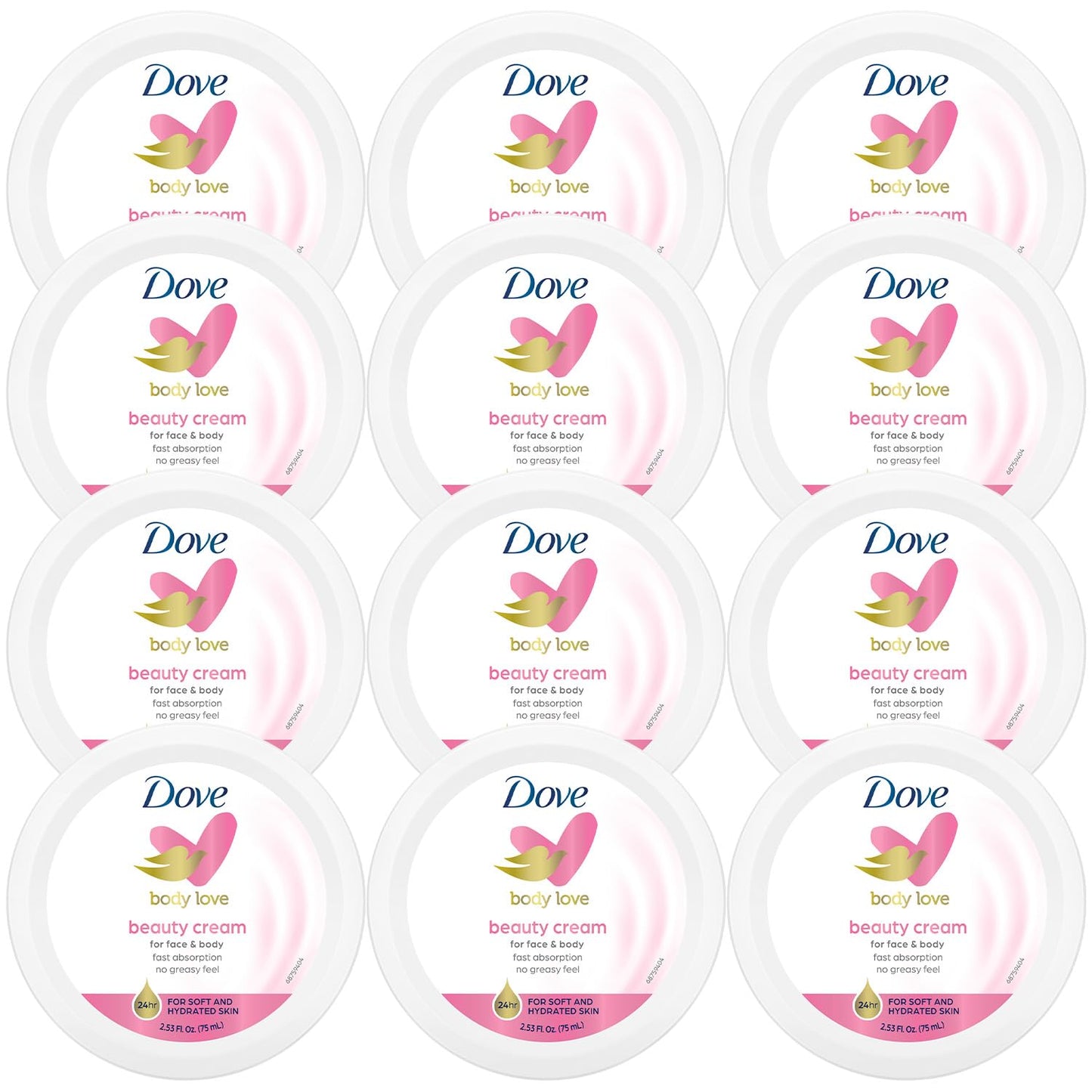 Dove_Lotion,_Beauty_Cream_-_Light,_Fast-Absorbing_Face_and_Body_Cream_for_Normal_to_Dry_Skin,_24-Hour_Moisture,_Travel_Size,_2.53_Fl_Oz._(Pack_of_12)
