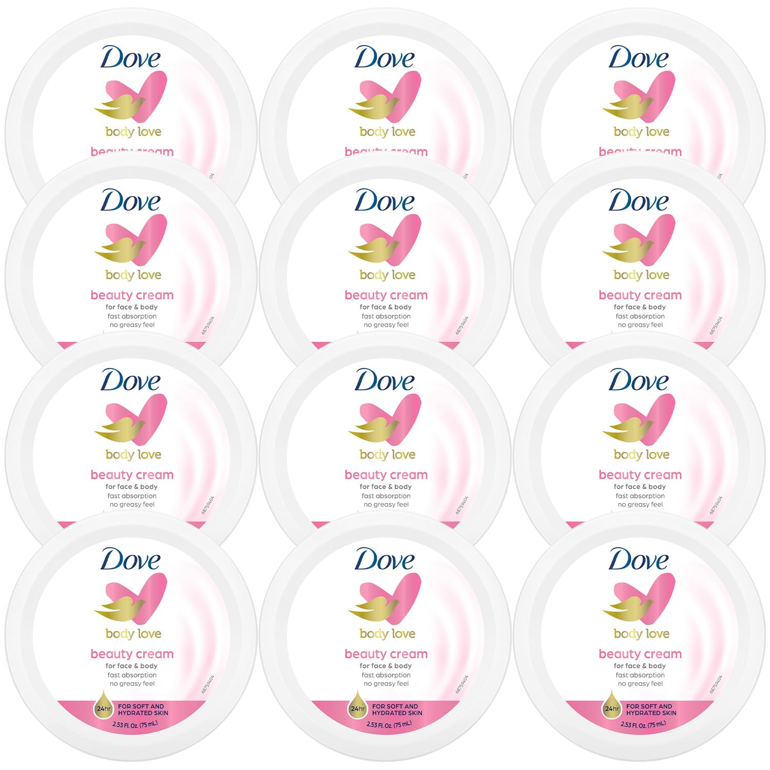 Dove_Lotion,_Beauty_Cream_-_Light,_Fast-Absorbing_Face_and_Body_Cream_for_Normal_to_Dry_Skin,_24-Hour_Moisture,_Travel_Size,_2.53_Fl_Oz._(Pack_of_12)