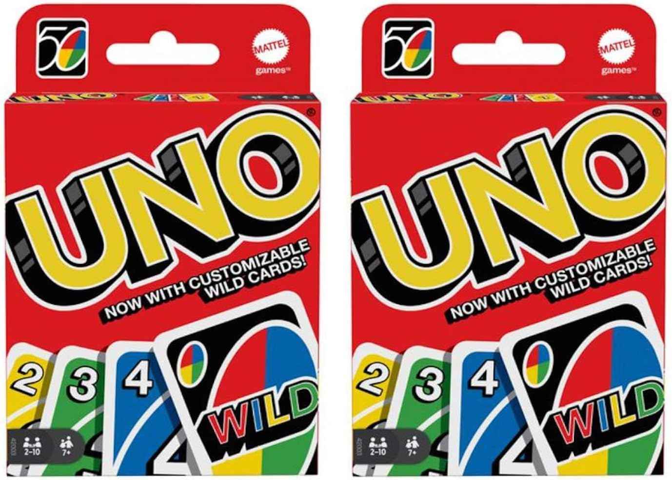 Mattel 4347154784 Uno Card Game 2 Pack, Red