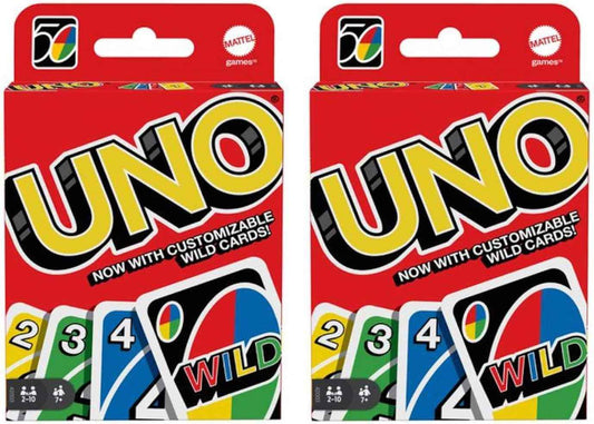 Mattel 4347154784 Uno Card Game 2 Pack, Red