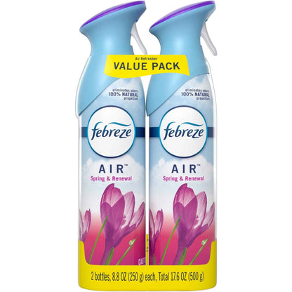 Febreze Air Mist Air Freshener Spray, Odor-Fighting Room Spray, Air Fresheners for Home and Bathroom and Kitchen, Aerosol Can, Mountain Scent