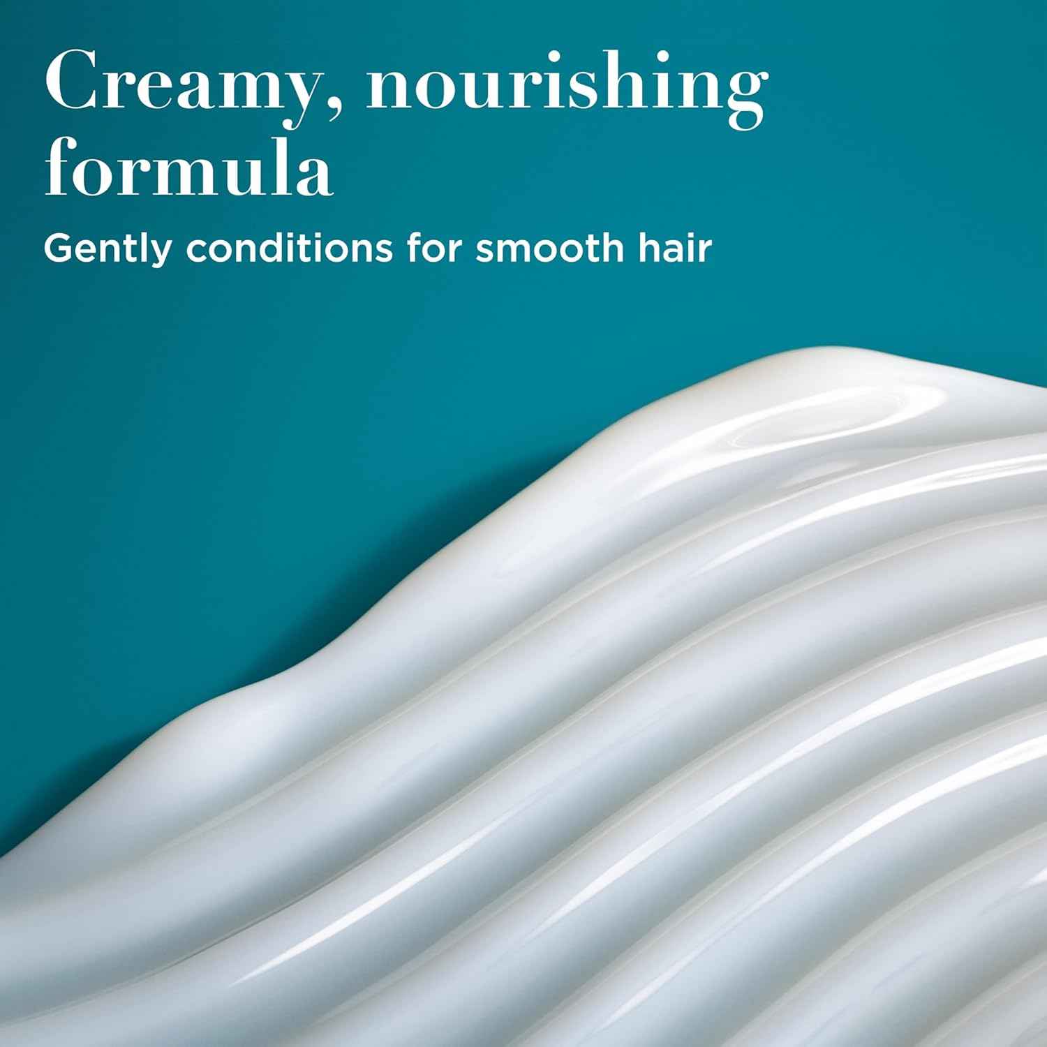 OGX Nourishing + Coconut Milk Sulfate Free Shampoo and Conditioner Set, Hydrates & Softens Hair, Lipi Pro Shield Technology, Creamy Coconut Milk White Peach & Shea Butter Scent