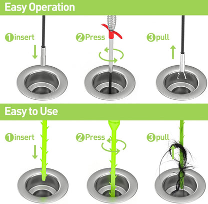 DR.PEN_Flexible_Grabber_Claw_Pick_Up_Reacher_Tool_(Drain_Clog_Remove_Tool),_With_4_Claws_Bendable_Hose_Pickup_Reaching_Assist_Tool_for_Litter_Pick,_Home_and_Kitchen_Sink,_Drains,_Toilet_(35.4_inch)