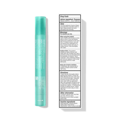 Hero Cosmetics Pimple Correct Acne Clearing Gel Pen - Maximum Strength 2% Salicylic Acid, Derm-Tested Formula for Current and Future Zits (1 Count)