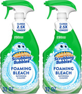 Scrubbing Bubbles Foaming Bleach Bathroom and Shower Cleaner Disinfectant Spray, Helps Erase Mold & Mildew, 32oz
