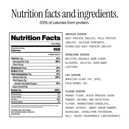 David Bronze High Protein Bars - 0g of Sugar, Low Carb, Gluten Free - 20g of Protein, 150 Calories - On-The-Go Snack, Pack of 12