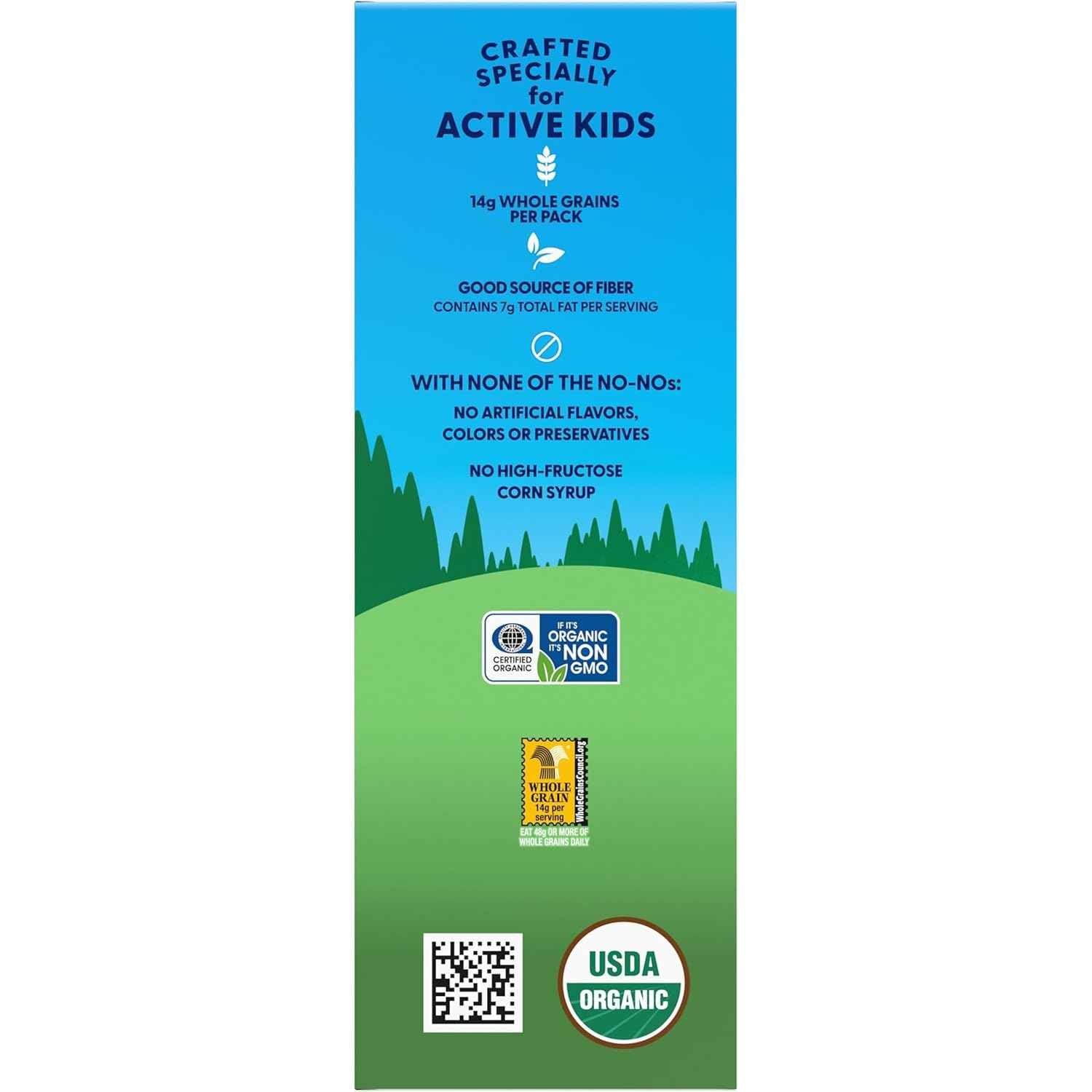 Zbar Oat Bites - Baked Oat Energy Granola Bites - USDA Organic Snacks for Kids - 14g Whole Grains (6 Snack Packs)