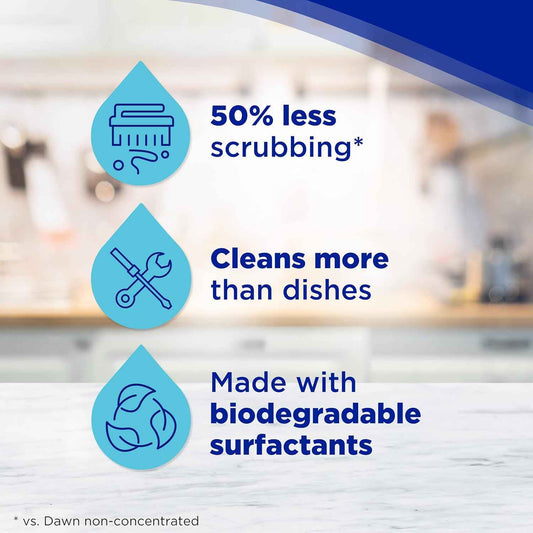 Dawn Ultra Dish Soap, Dishwashing Liquid, Original, Dish Soap Liquid, Dish Soap Refill