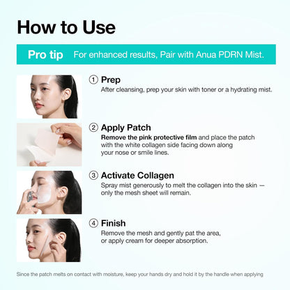 ANUA_Salmon_DNA_PDRN_Collagen_Melting_Patch_for_Glass_skin,_Smile_Line_Patches,_Wrinkle_Patches,_Melting_Thin_Collagen_Patch,_Firming_for_Fine_Lines,_Glow,_Korean_Skincare,_2_Pairs_x_4EA,_Patch_Only