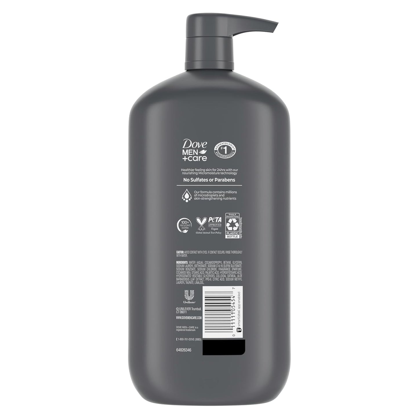 DOVE_MEN_+_CARE_Body_&_Face_Wash_Sensitive_Skin_For_Hydrated,_Smooth_Skin_-_30_oz