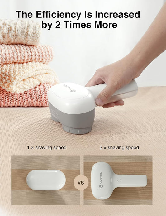VASSON_Fabric_Shaver,_Electric_Lint_Remover,_Rechargeable_Lint_Shaver,_Sweater_Shavers_to_Remove_Pilling,_Large_Fuzz_Remover_for_Clothes_Couch_Furniture_(Greyish_White)