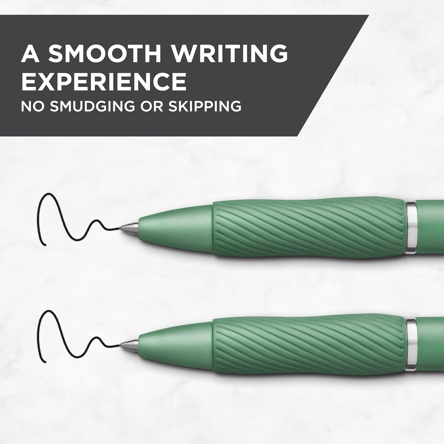 Sharpie_S-Gel_Gel_Pens,_Green_Barrel,_Black_Ink,_Medium_Point_(0.7mm),_4_Count_-_For_Home,_Office,_College,_Journaling,_Drawing,_Note-Taking,_Writing