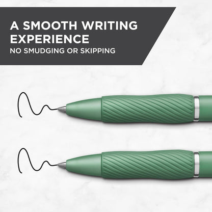 Sharpie_S-Gel_Gel_Pens,_Green_Barrel,_Black_Ink,_Medium_Point_(0.7mm),_4_Count_-_For_Home,_Office,_College,_Journaling,_Drawing,_Note-Taking,_Writing