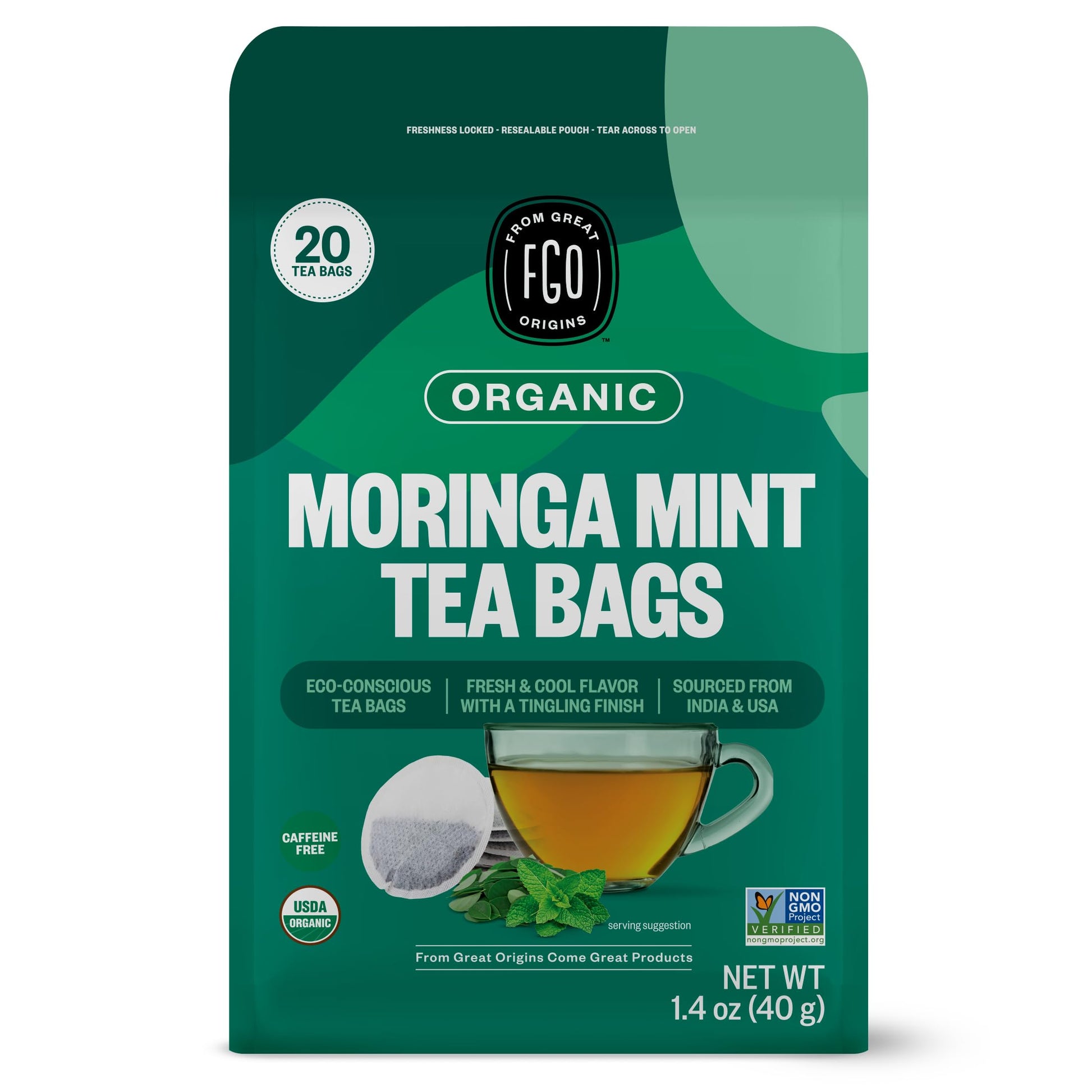 Moringa Mint - 20 Count (Pack of 1)