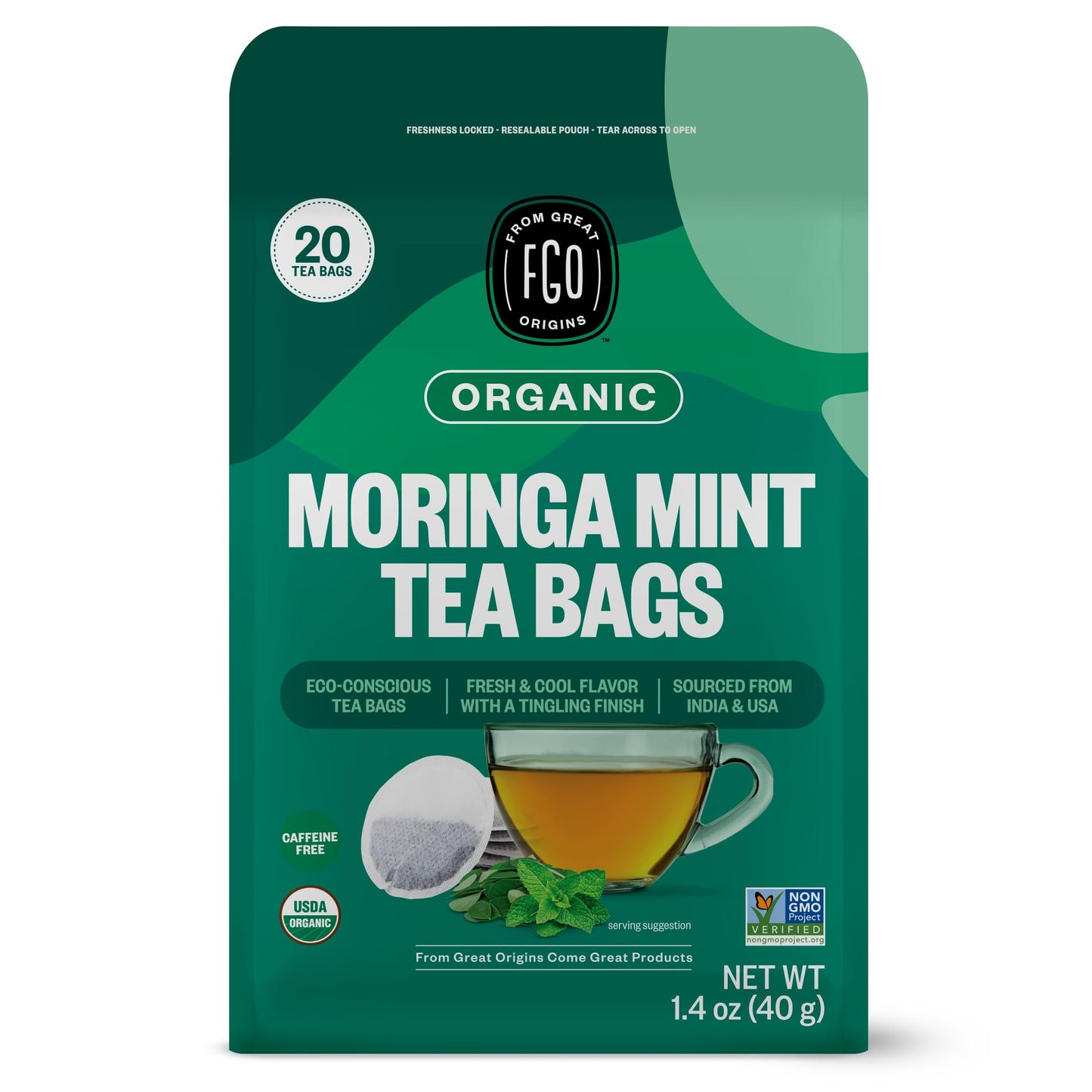 Moringa Mint - 20 Count (Pack of 1)