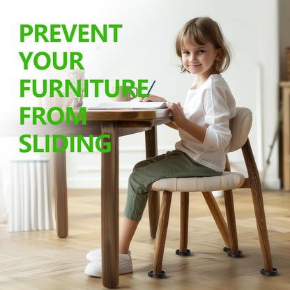 Non_Slip_Furniture_Pads_-_2"_Anti_Skid_Caster_Cups,_12PCS_Round_Furniture_Coasters_for_Hardwood_Floors,_Anti_Slide_Furniture_Cup_Bed_Couch_Floor_Protectors,Furniture_Stoppers_to_Prevent_Sliding(Black)