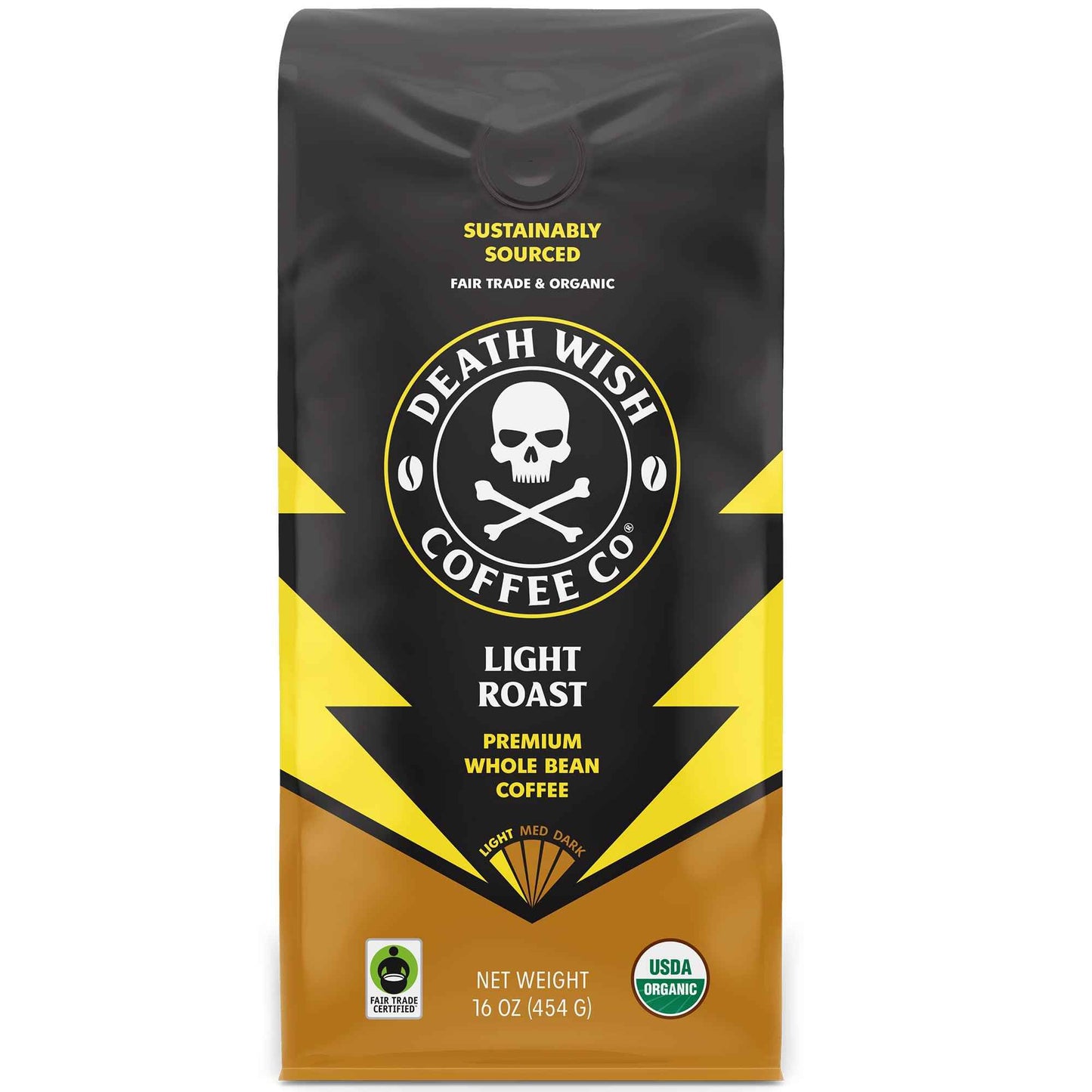 Death Wish Coffee, Organic and Fair Trade Whole Bean Coffee