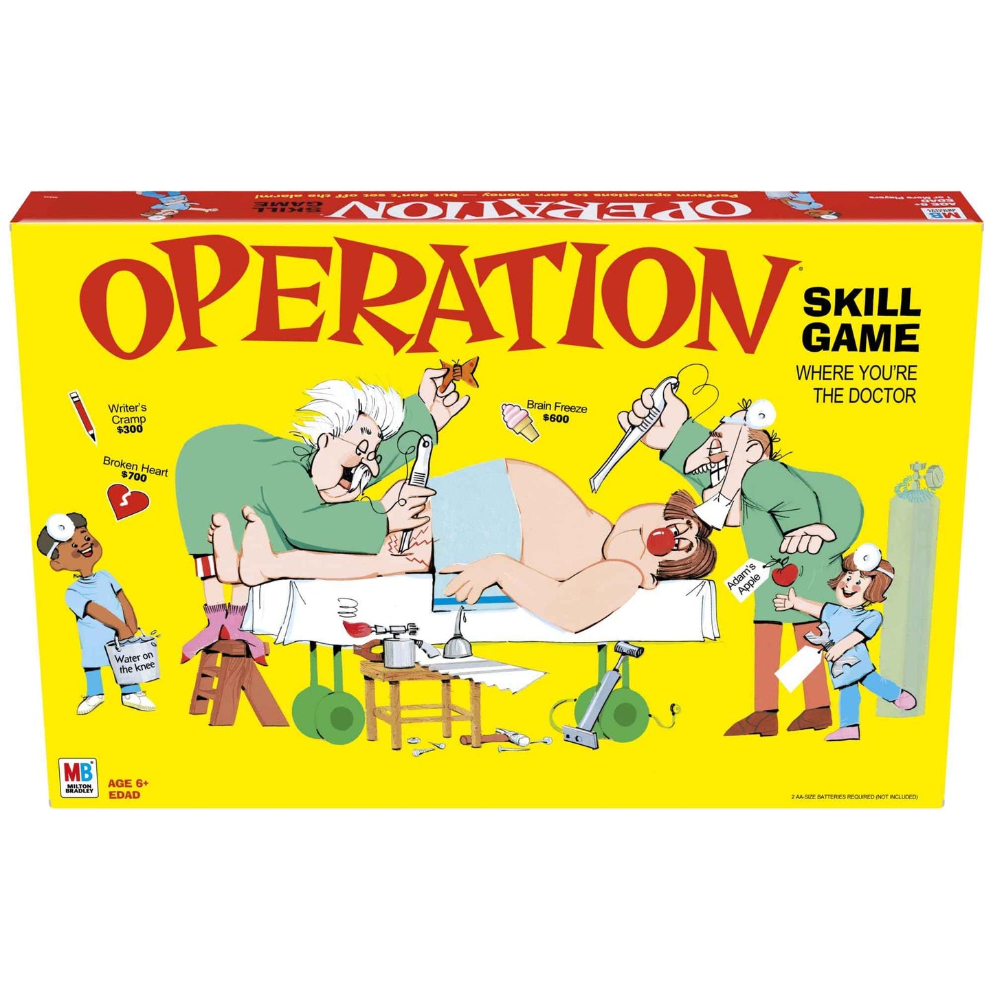 Hasbro Gaming Operation Electronic Board Game, Family Games for Kids Ages 6+, Kids Board Games for 1+ Players, Funny Games for Kids, Easter Gifts for Boys and Girls (Amazon Exclusive)