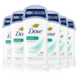 Dove Invisible Solid Antiperspirant Deodorant Stick for Women, Sensitive, for All Day Underarm Sweat & Odor Protection 2.6 oz