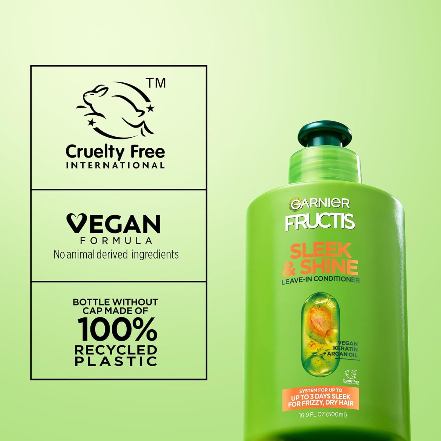 Garnier_Fructis_Sleek_and_Shine_Intense_Smooth_Leave_In_Conditioner,_Conditioning_Hair_Cream_for_Frizzy,_Dry_Hair,_Plant_Keratin_+_Argan_Oil,_10.2_Fl_Oz_(Pack_of_2)