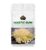 Cerez Pazari Natural Mastic Gum 0.88 oz - Vegan, Non-GMO, Sugarless Made from Resin of Mastiha Trees, Jaw Exerciser Candy, Snack