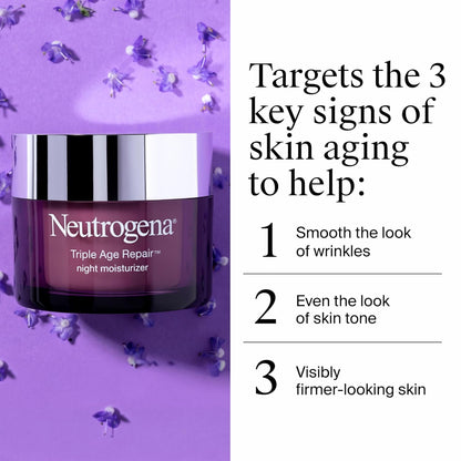 Neutrogena_Triple_Age_Repair_Night_Face_Moisturizer_-_with_Hexinol_Technology_&_Vitamin_C,_Anti-Wrinkle_Face_Cream,_Visibly_Reduces_the_look_Wrinkles_&_Firms_Skin_While_You_Sleep,_1.7_oz