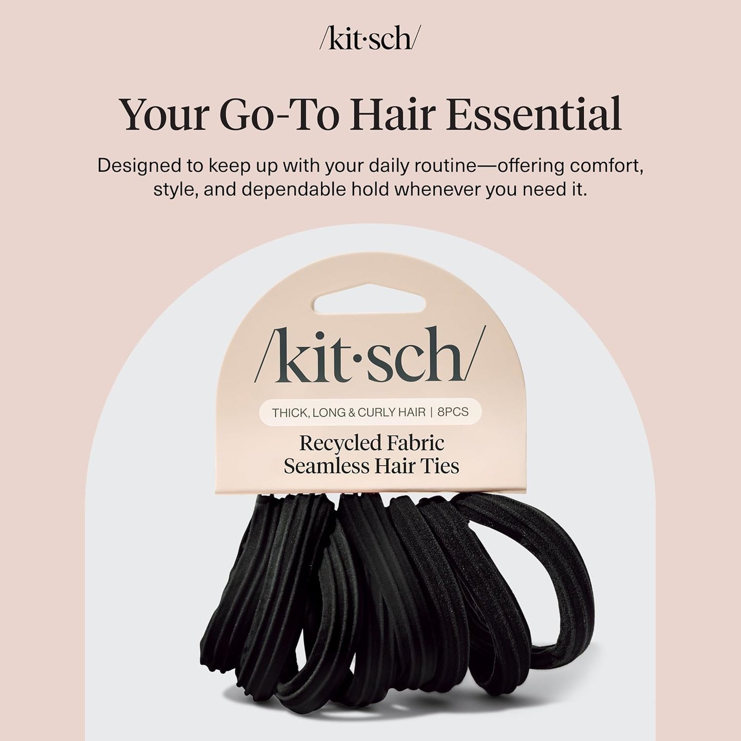 Kitsch_Seamless_Hair_Ties_No_Damage_-_Stretchable_Hair_Bands_for_Strong_All-Day_Hold,_Ponytail_Holders_|_Hair_Accessories_for_Girls_|_Ideal_Gifts_for_Women_-_Black_8_Pcs