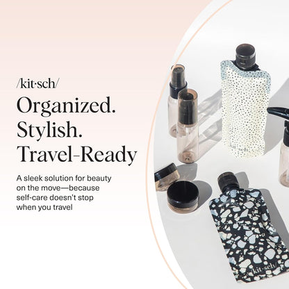 Kitsch_11_PCS_Travel_Containers_for_Toiletries_–_Travel_Essentials_Kit_for_Shampoo,_&_More_-_TSA_Approved_Bottles_for_Travel_Size_Toiletries,_Leak-Proof_Refillable_Travel_Containers_-_Black_&_Ivory