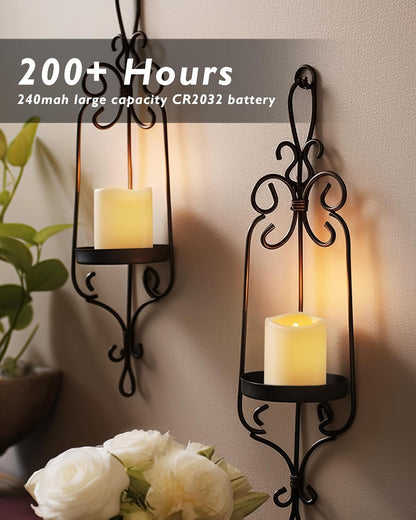 Homemory_24Pack_Flickering_Flameless_Votive_Candles,200+Hour_Electric_Fake_Candles,Battery_Operated_LED_Tealight_for_Wedding,Outdoor,Table,Halloween,Christmas_Decor(Warm_White,Battery_Included)