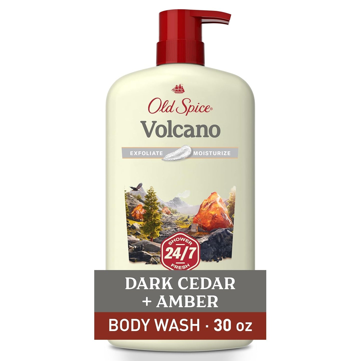 Old_Spice_Cleansing_Body_Wash_for_Men,_24/7_Shower_Fresh_with_Lasting_Scent,_Exfoliate_&_Moisture,_Gentle_on_Skin,_Vitamin_B3,_Volcano_with_Dark_Cedar_+_Amber_Scent,_30_oz