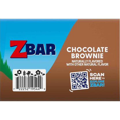Zbar - Chocolate Brownie - Soft-Baked Energy Snack Bars - Non-GMO - 11g Whole Grains - USDA Organic Granola Bars (24 Pack)