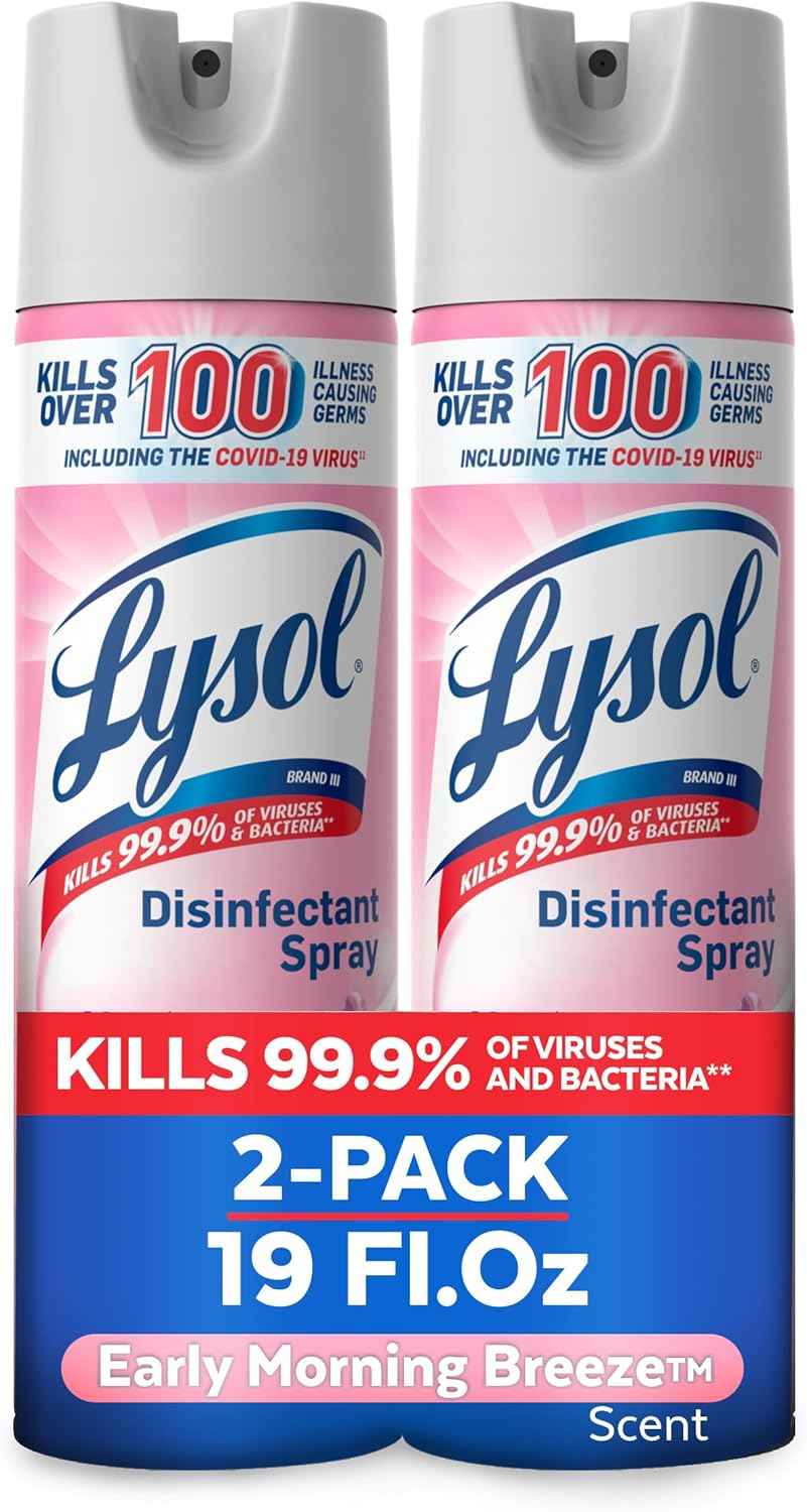 Lysol Disinfectant Spray, Sanitizing And Antibacterial Spray, For Disinfecting And Deodorizing