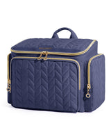 BAGSMART Travel Toiletry Bag, Large Wide-open Travel Bag for Toiletries, Makeup Cosmetic Travel Bag with Handle