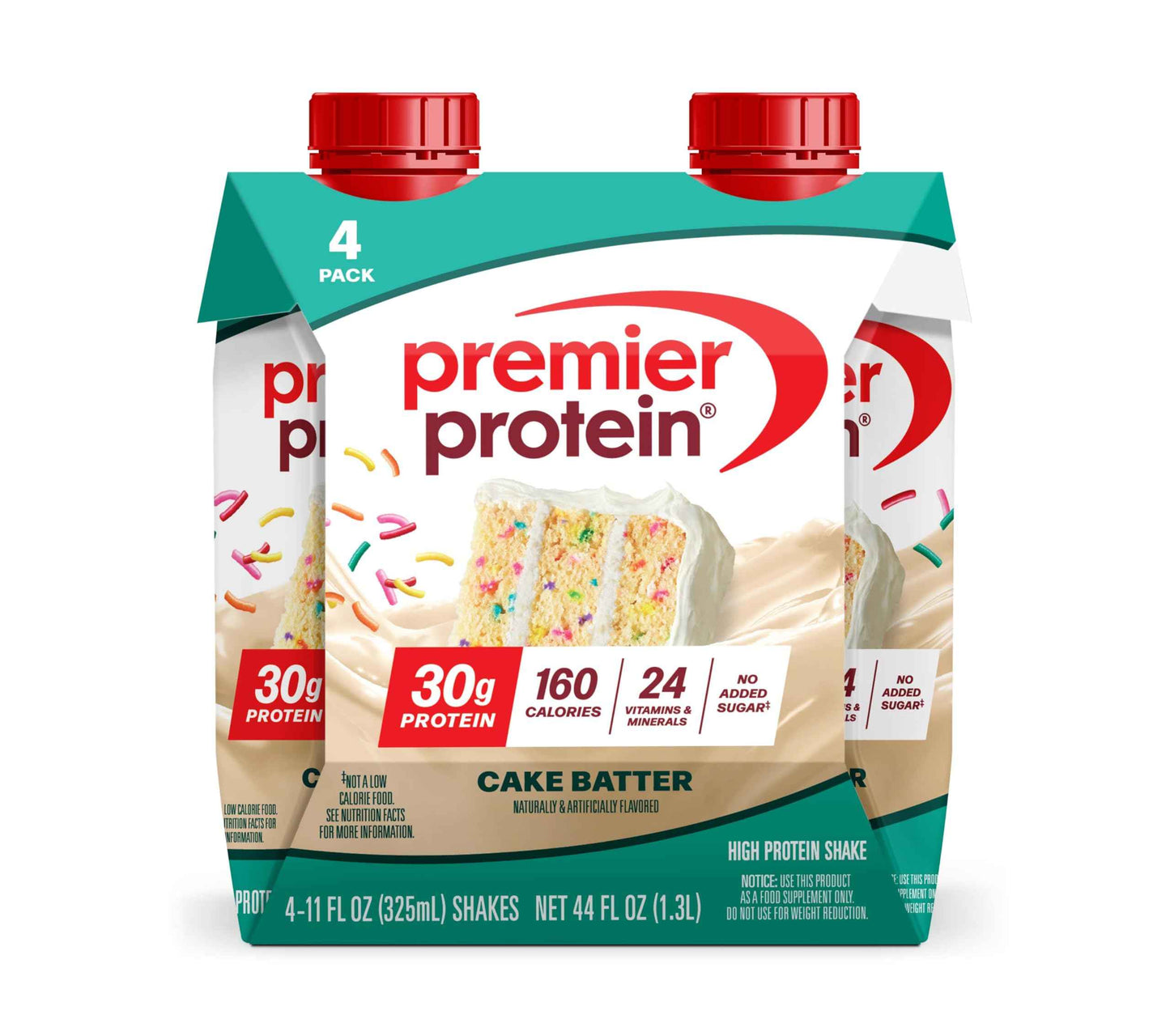 Premier Protein Shake, 30g Protein, No Added Sugar, 24 Vitamins & Minerals to Support Immune Health, Gluten-Free, 11 fl oz