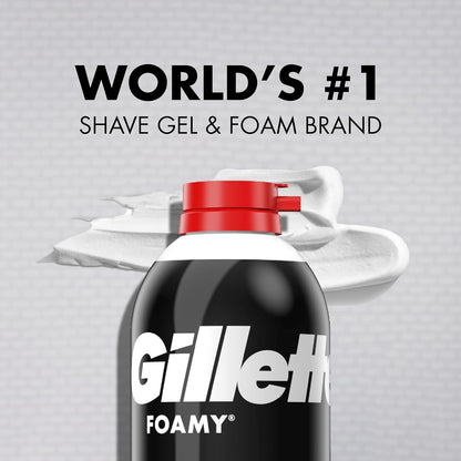Gillette_Foamy_Regular_Shaving_Cream,_Pack_of_12,_11_oz_each