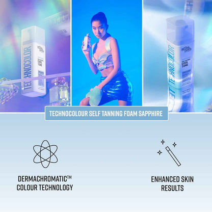 Bondi Sands Technocolor 1 Hour Express Self Tanning Foam, Innovative Formula, Hydrates for Natural Enhanced Skin Results, Available in 4 Shades