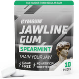 GYMGUM Jawline Gum Ultra Hard Chewing Gum | No Calories, No Sugar, No Artificial Sweeteners | Keto Friendly Mewing Gum for Jawline Training & Exerciser