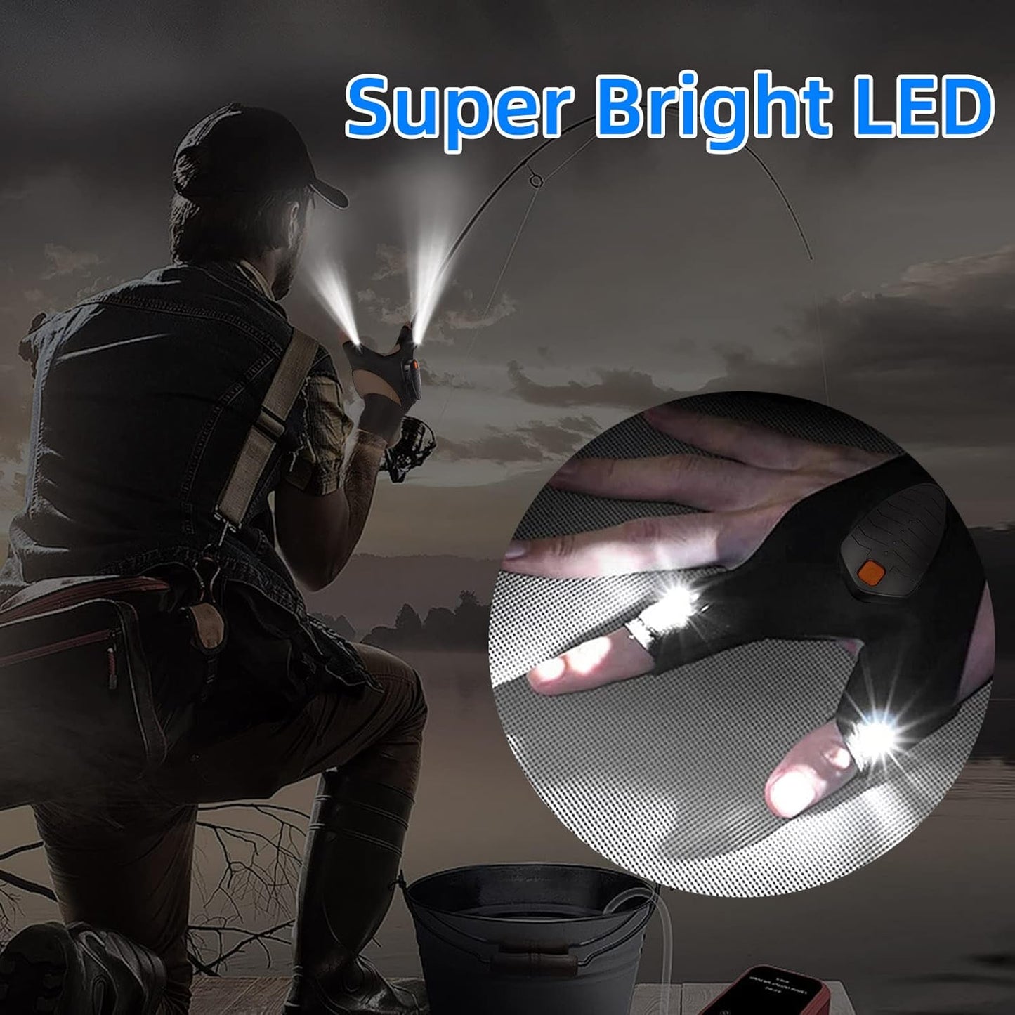 White_Elephant_Gifts_Stocking_Stuffers_for_Men_Adults,_Rechargeable_LED_Flashlight_Gloves,_Cool_Gadgets_for_Dad_Him_Husband_Boyfriend,_Waterproof_Finger_Lights_for_Fishing_Camping