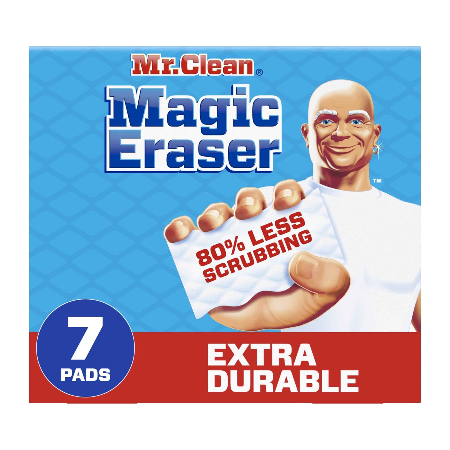 Mr. Clean Magic Eraser Sponge, All Purpose Cleaner, Cleaning Scrubber, Wall, Sneaker, Kitchen, Bathroom, Shower Cleaner, Cleaning Supplies, Melamine Sponge, Cleaning Pads, Extra Durable