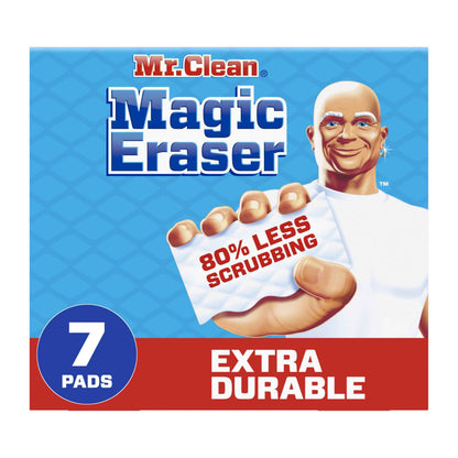 Mr. Clean Magic Eraser Sponge, All Purpose Cleaner, Cleaning Scrubber, Wall, Sneaker, Kitchen, Bathroom, Shower Cleaner, Cleaning Supplies, Melamine Sponge, Cleaning Pads, Extra Durable